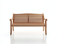Bancos de jardín madera 150x60x88 cm natural - estilo clásico con reposabrazos